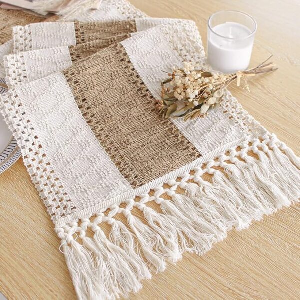 FEXIA Boho Table Runner for Christmas Home