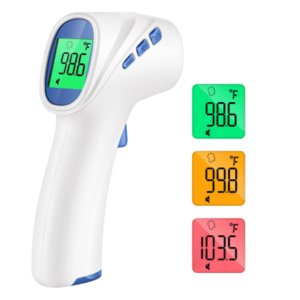 Forehead Thermometer for Adults and Kids, FSA HSA Eligible, Digital Temporal Thermometer with Fever Alarm