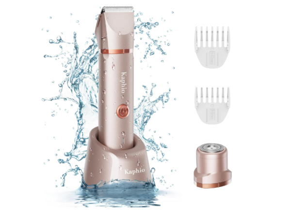 Bikini Trimmer for Women Pubic Hair: 2 in 1 Eletctric Razors for Women - Rechargeable Eletctric Shaver