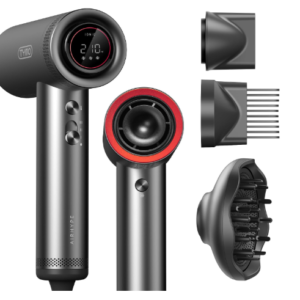 TYMO Hair Dryer with Diffuser for Women - 1500W Professional High Speed Blow Dryer with Comb
