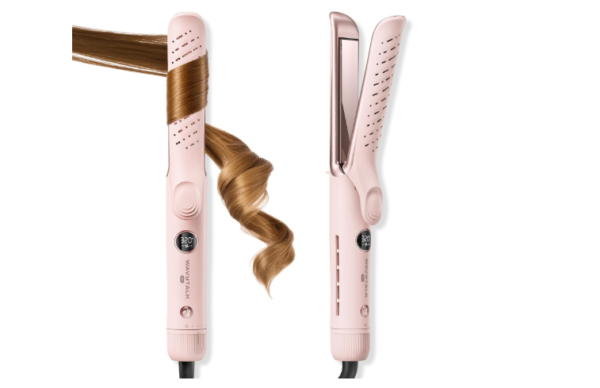 Wavytalk Upgrade Airflow Styler Curling Iron Flat Iron, Whirlwind Pro, 3 Air Modes with LED Display