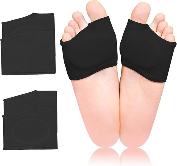 Metatarsal Pads for Women & Men 2 Pack - Gel Cushioned Orthotic Inserts