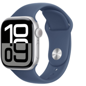 Apple Watch Series 10 [GPS + Cellular 42mm case] Smartwatch with Silver Aluminium Case
